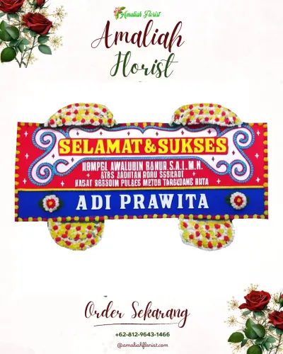 Karangan Bunga Ucapan Selamat cingcin
